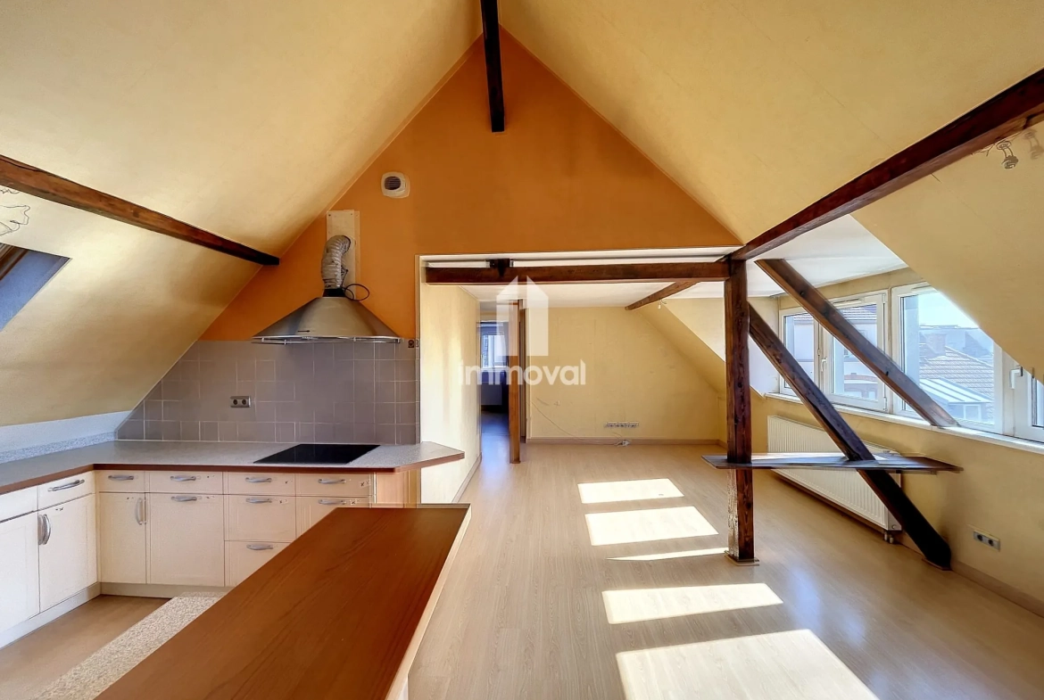 Appartement 3 pièces de 71 m² à vendre à Schiltigheim avec cave et grenier 