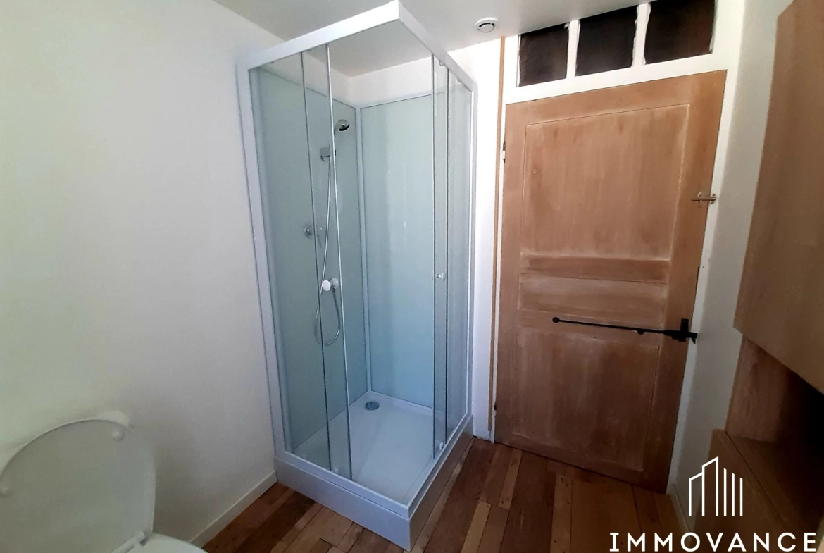 Maison de charme rénovée à Saint-Affrique avec 2 chambres, cave et modernités 