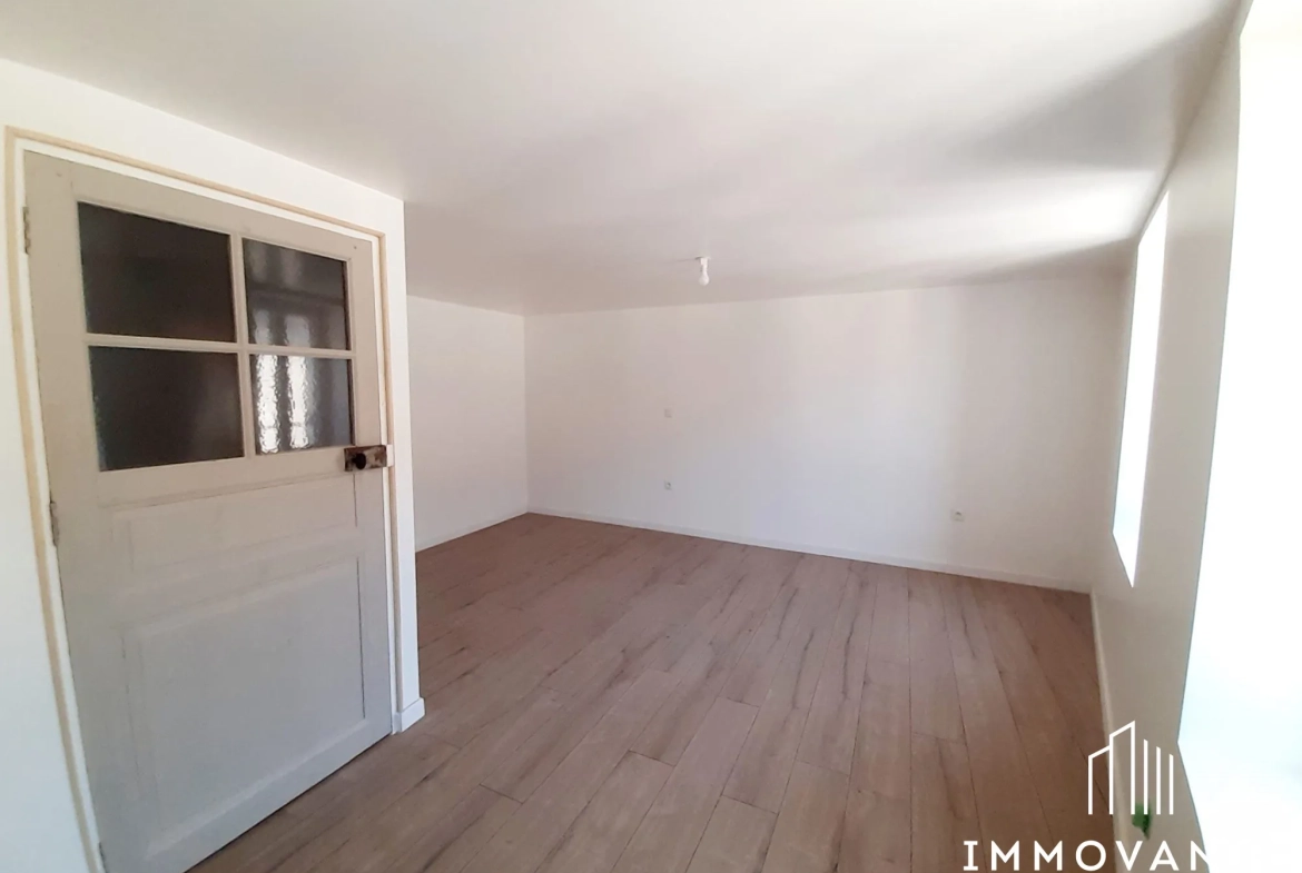 Maison de charme rénovée à Saint-Affrique avec 2 chambres, cave et modernités 