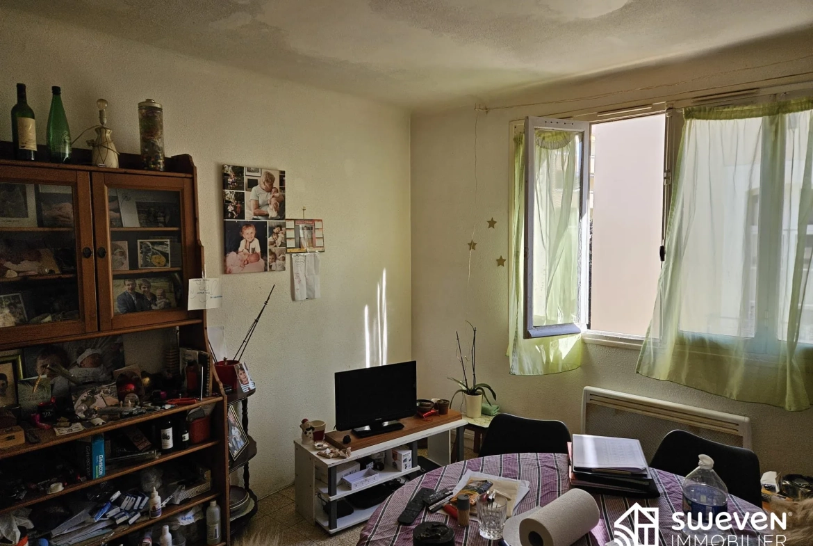 Appartement T3 à Perpignan, bon potentiel locatif et travaux à prévoir 