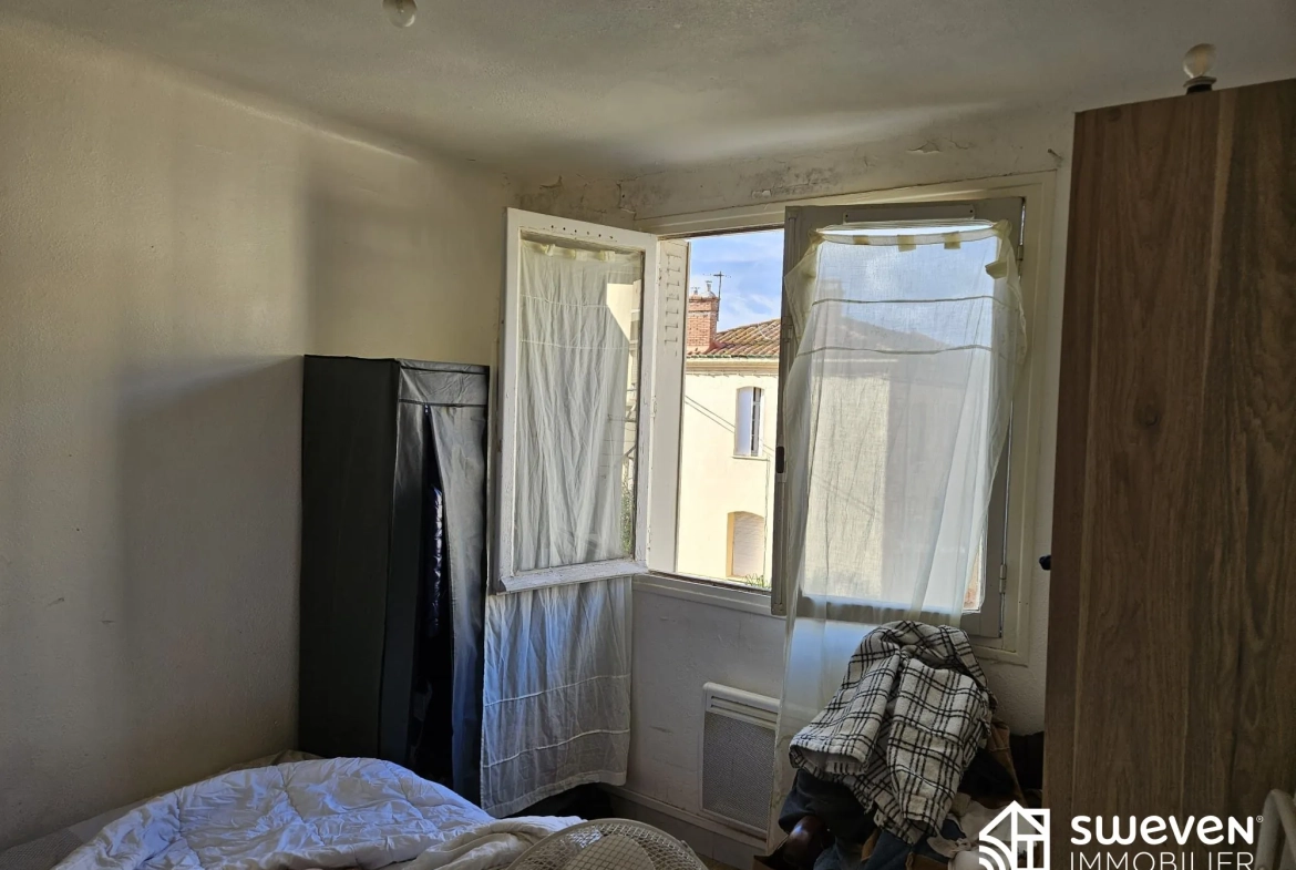 Appartement T3 à Perpignan, bon potentiel locatif et travaux à prévoir 
