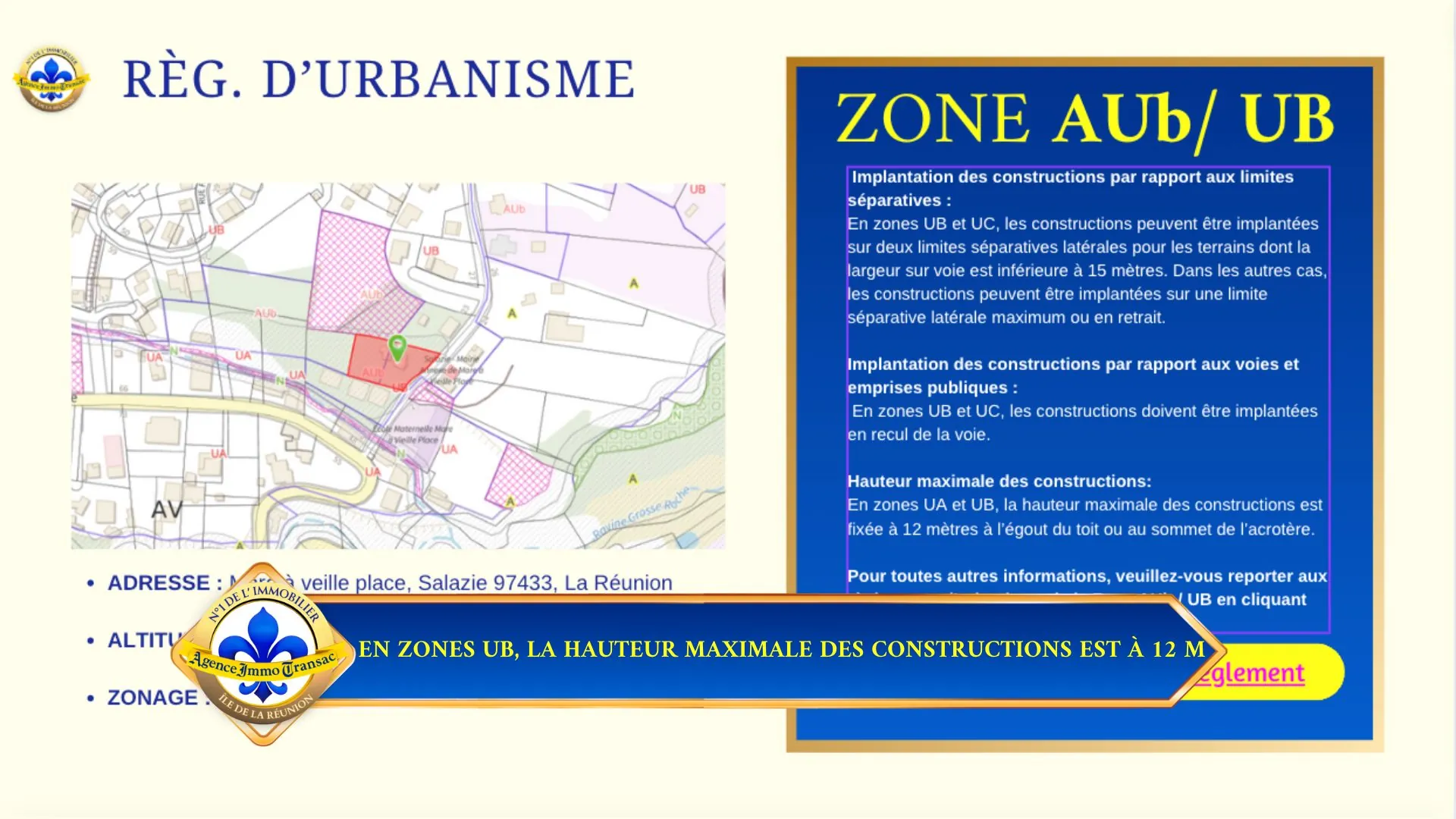 Terrain à vendre à Salazie avec maisons à rénover et potentiel de construction 