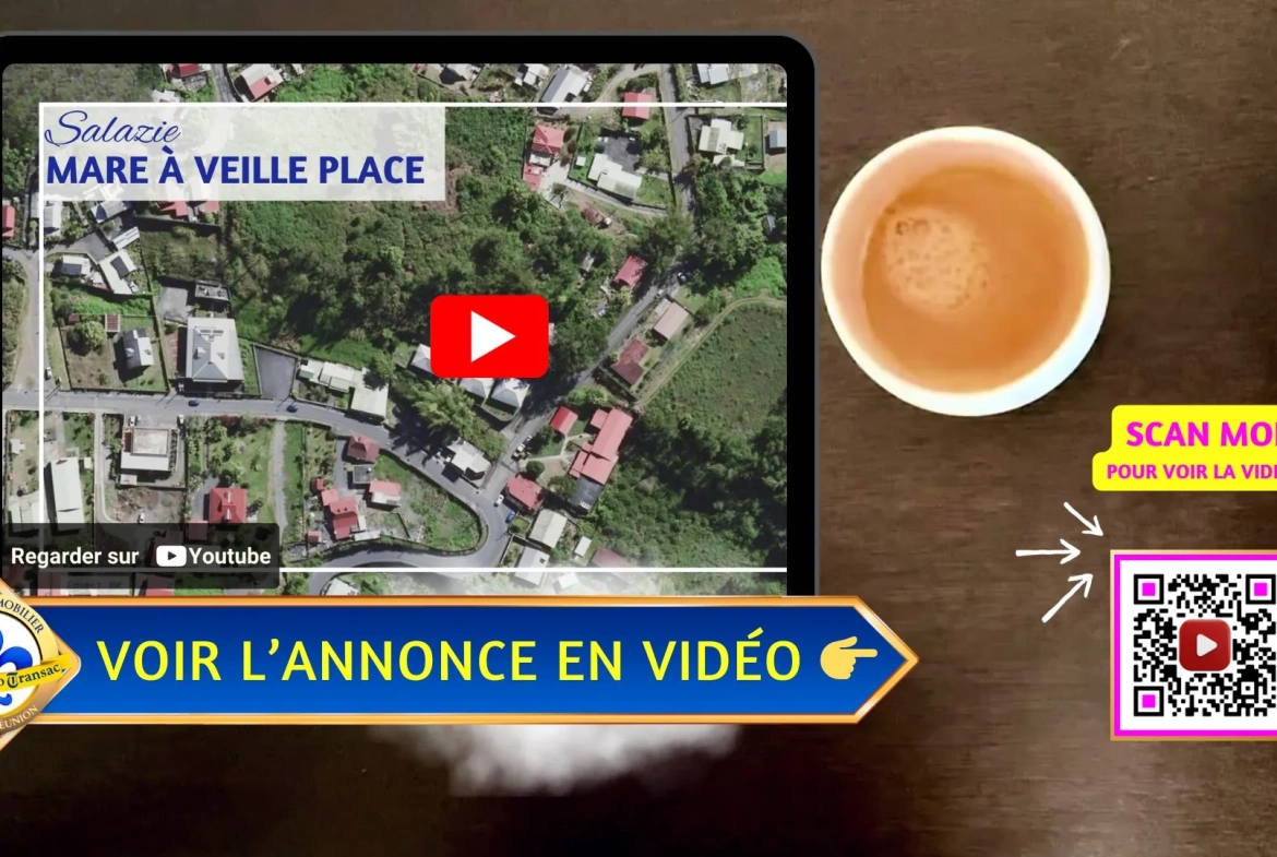 Terrain à vendre à Salazie avec maisons à rénover et potentiel de construction 