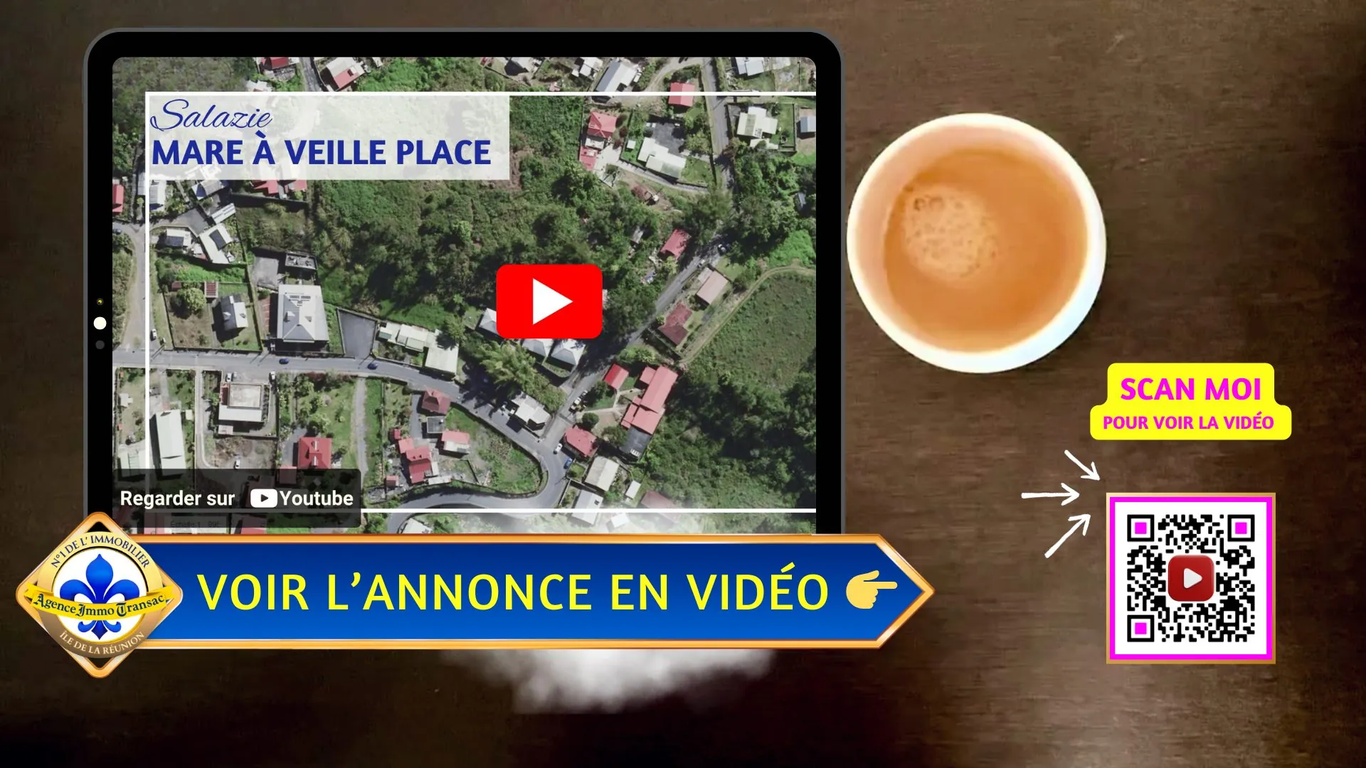 Terrain à vendre à Salazie avec maisons à rénover et potentiel de construction 