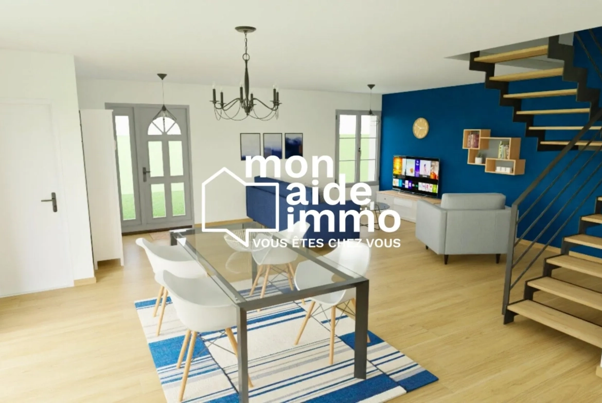 Maison de ville à rénover de 120 m² à Naujan et Postiac avec cour et parking privé 
