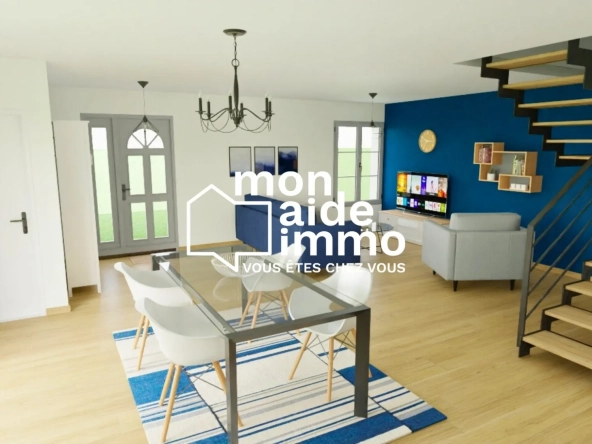Maison de ville à rénover de 120 m² à Naujan et Postiac avec cour et parking privé