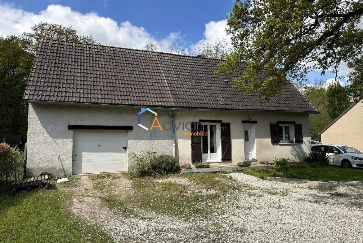 Maison individuelle avec grand terrain à Courtenay 45320 