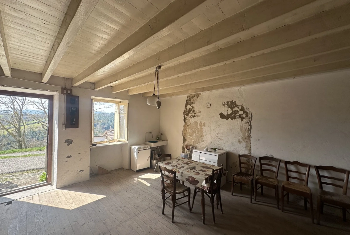 Maison à rénover avec grange à Perigneux - Charmant potentiel architectural 