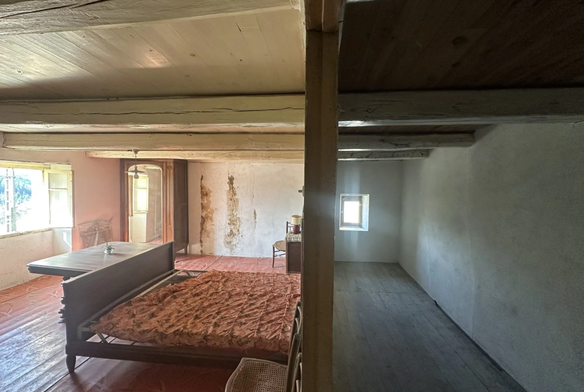 Maison à rénover avec grange à Perigneux - Charmant potentiel architectural 