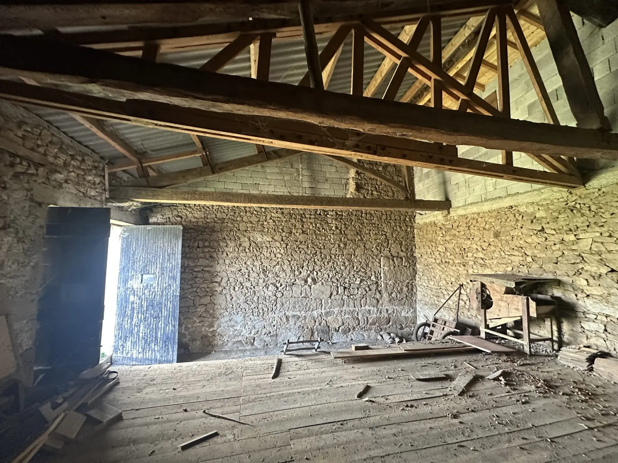Maison à rénover avec grange à Perigneux - Charmant potentiel architectural 