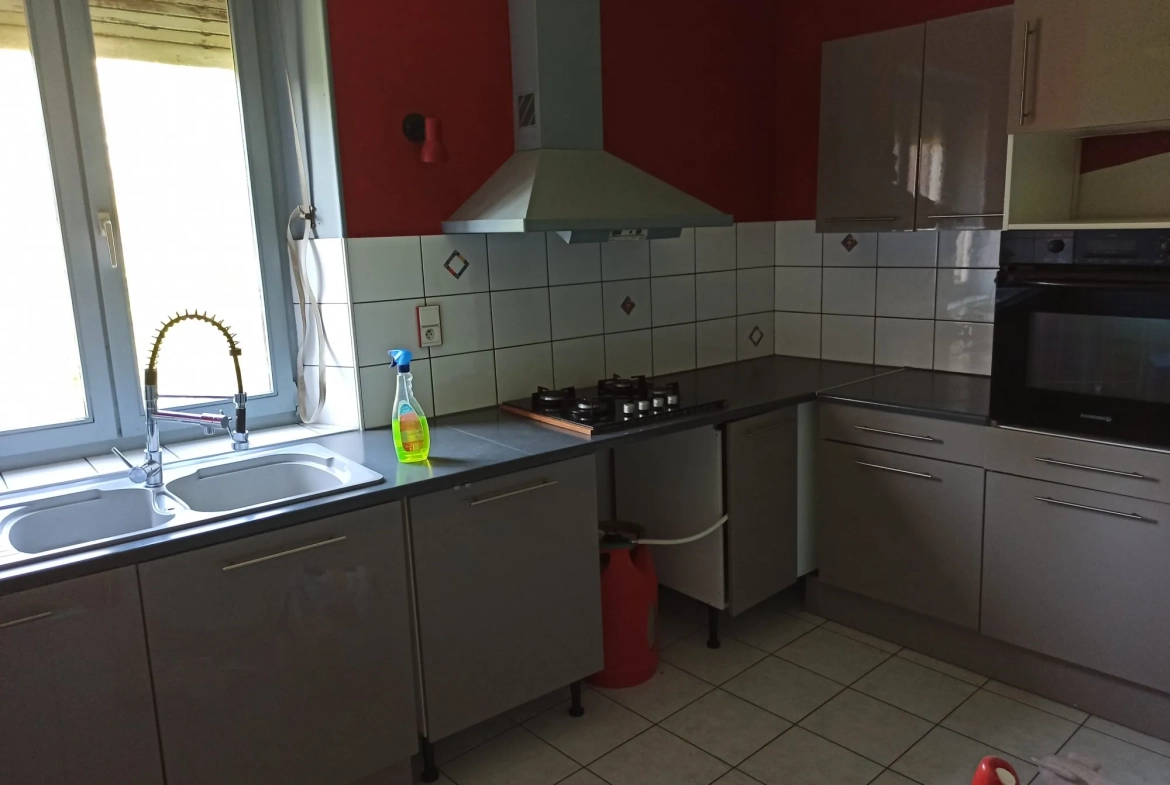Appartement T5 lumineux à Héricourt avec terrasse en bord de l'eau 