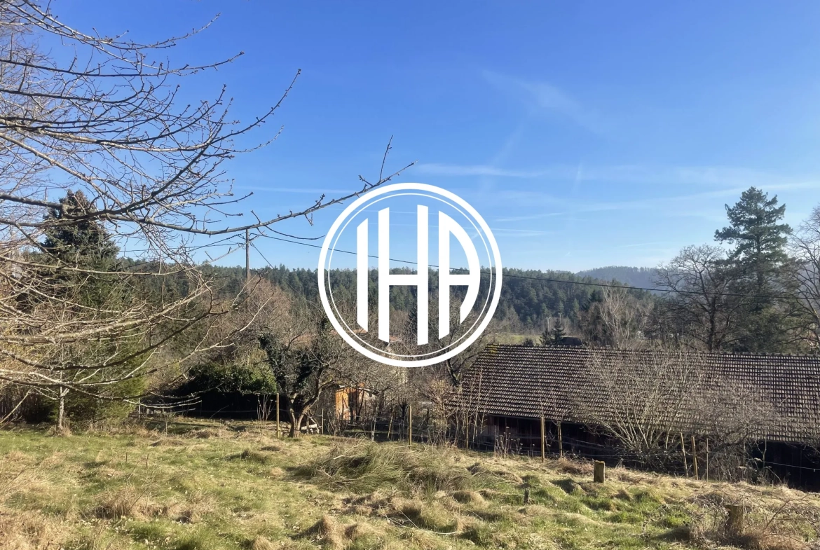 Terrain constructible à Thannenkirch avec vue imprenable et environnement naturel 