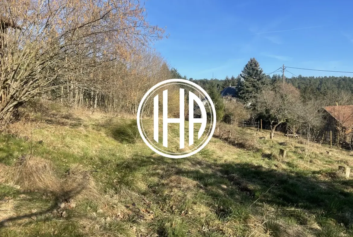 Terrain constructible à Thannenkirch avec vue imprenable et environnement naturel 