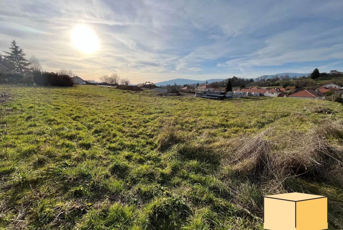 Parcelle à bâtir de 603 m² à Belley, secteur résidentiel 