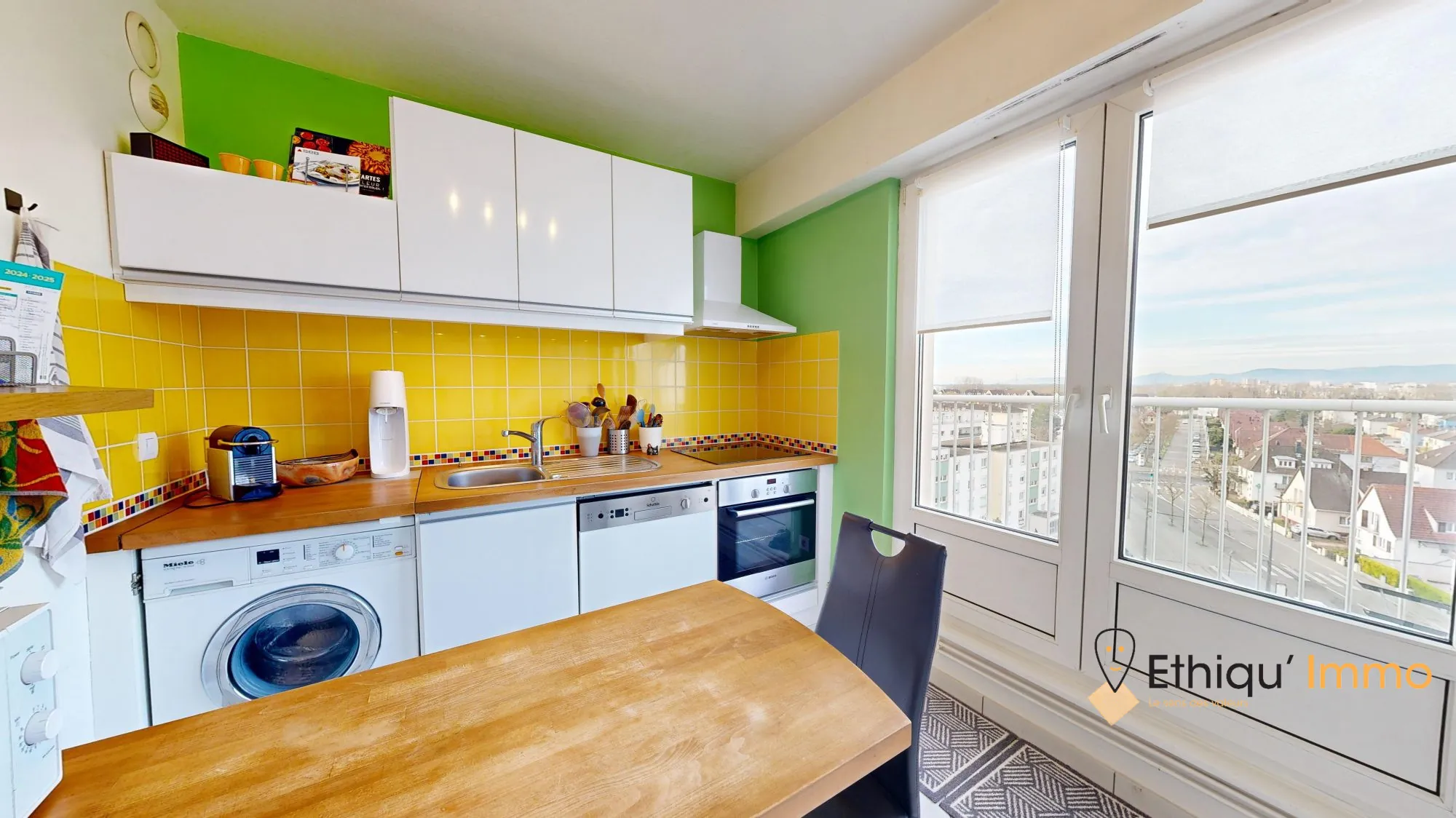 Attique F3 avec deux terrasses et vue sur Strasbourg - Dernier étage 