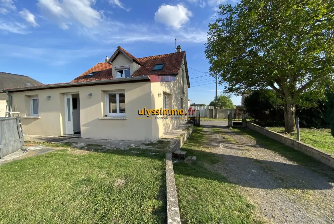 Maison familiale de 110 m² proche de Roye avec jardin et terrasse 