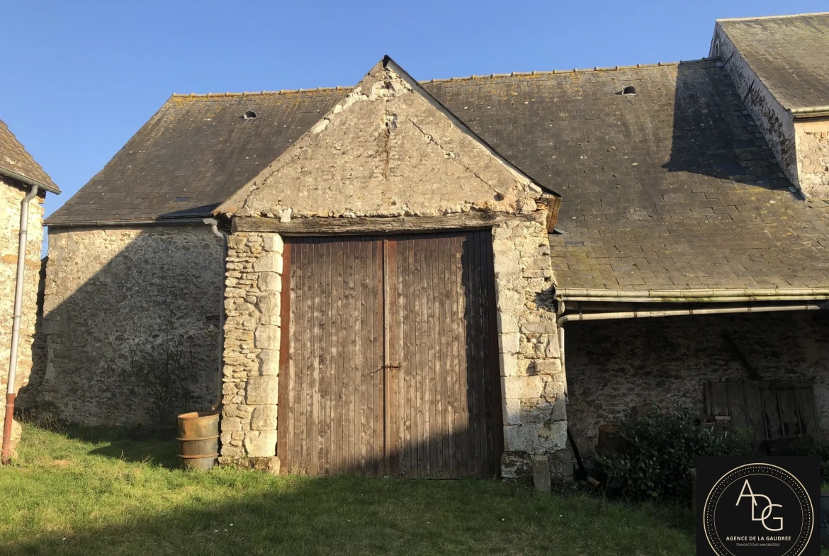 Grange à aménager avec jardin privé à Dourdan Sud - Opportunité de rénovation 