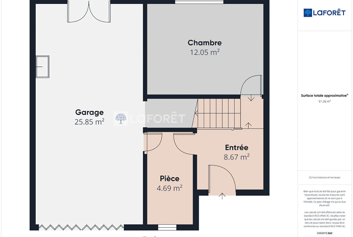 Maison de 87 m² à Quimper, quartier calme avec garage et combles aménagés 