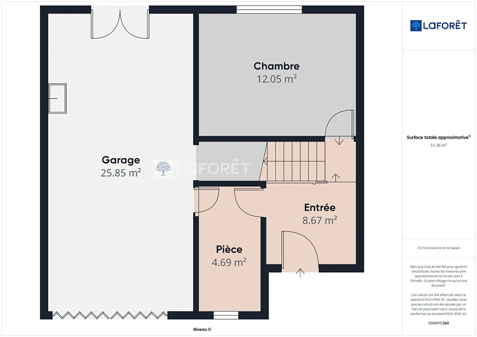 Maison de 87 m² à Quimper, quartier calme avec garage et combles aménagés 