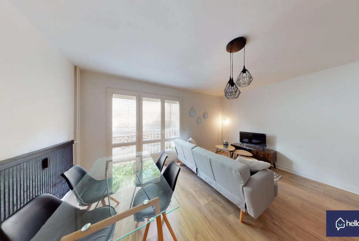Appartement 3 pièces meublé à Reims, emplacement privilégié, idéal investissement ou résidence principale 