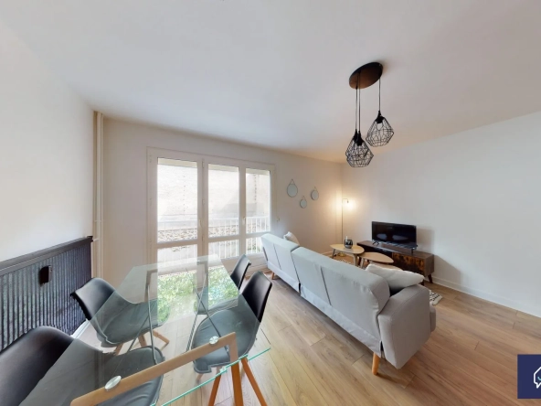 Appartement 3 pièces meublé à Reims, emplacement privilégié, idéal investissement ou résidence principale