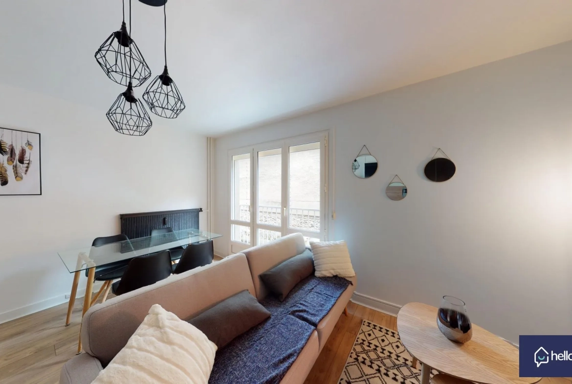 Appartement 3 pièces meublé à Reims, emplacement privilégié, idéal investissement ou résidence principale 