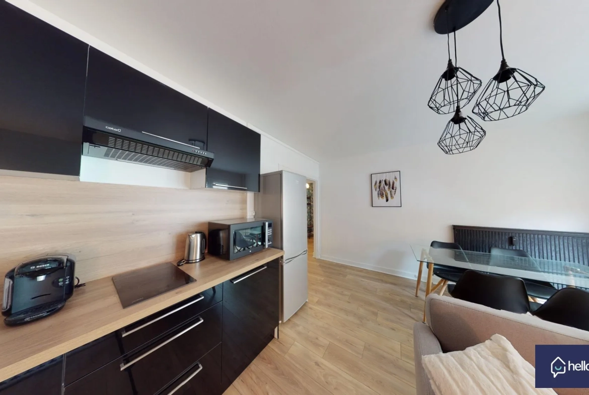 Appartement 3 pièces meublé à Reims, emplacement privilégié, idéal investissement ou résidence principale 