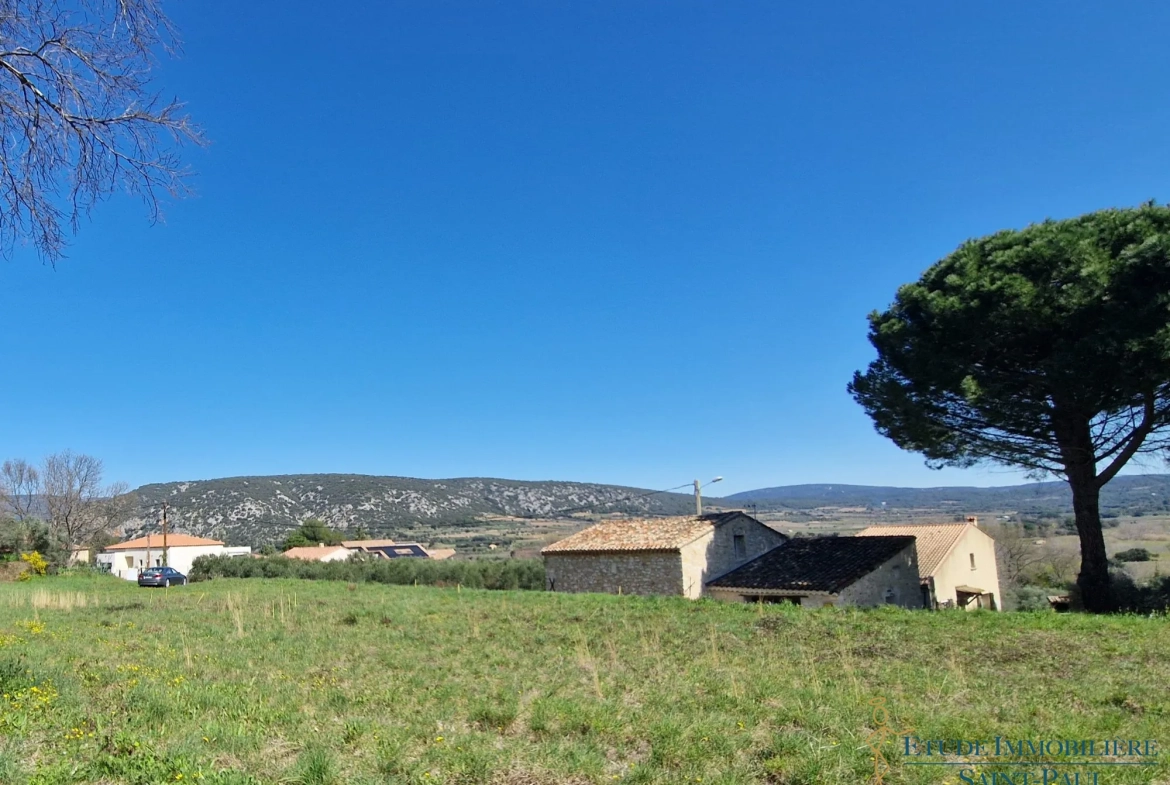 Achat terrain constructible de 300m² à Saint Jean de Fos 