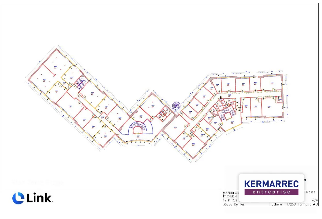 Ensemble immobilier de bureaux indépendant à Saint-Grégoire - Spacieux et bien situé 