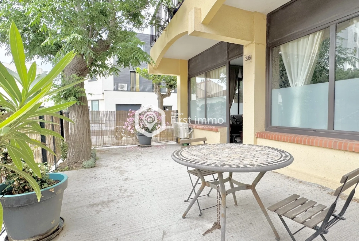 Achat appartement Canet-en-Roussillon proche mer avec terrasse et parking 