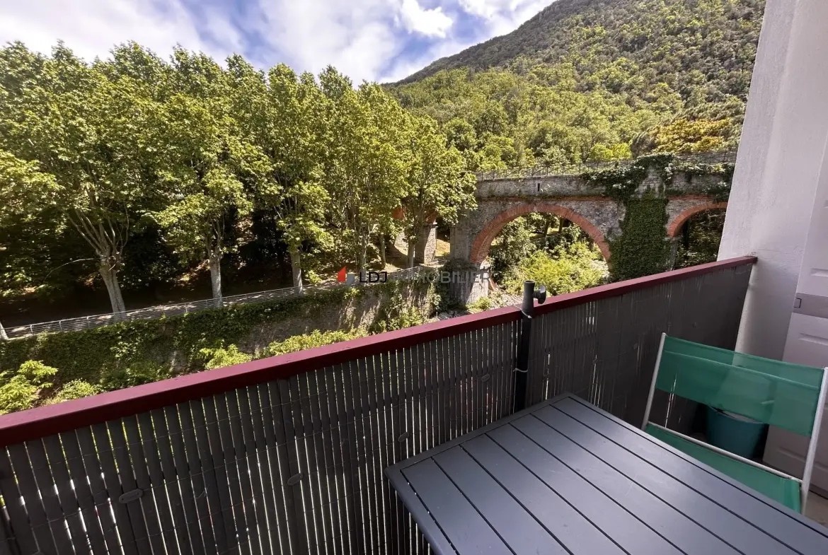 Studio lumineux avec vue sur les montagnes à Amélie-les-Bains-Palalda 