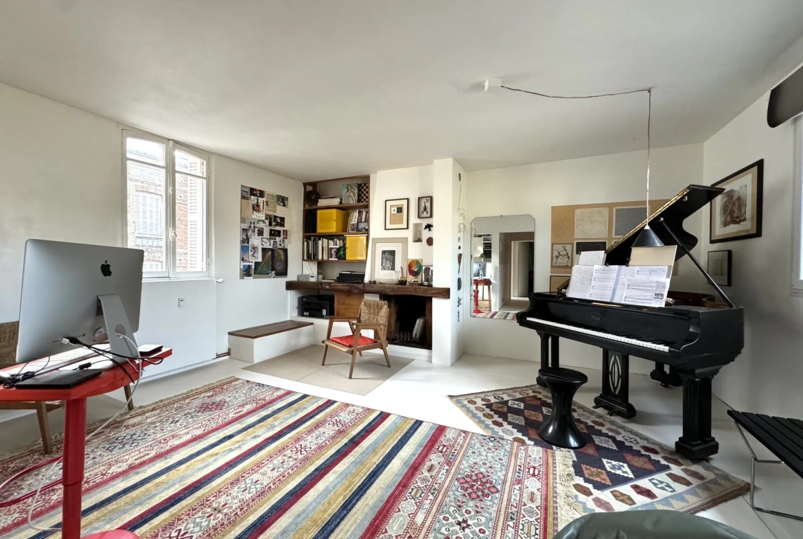 Appartement de 44 m² au Havre, dernier étage, avec séjour traversant est/ouest 