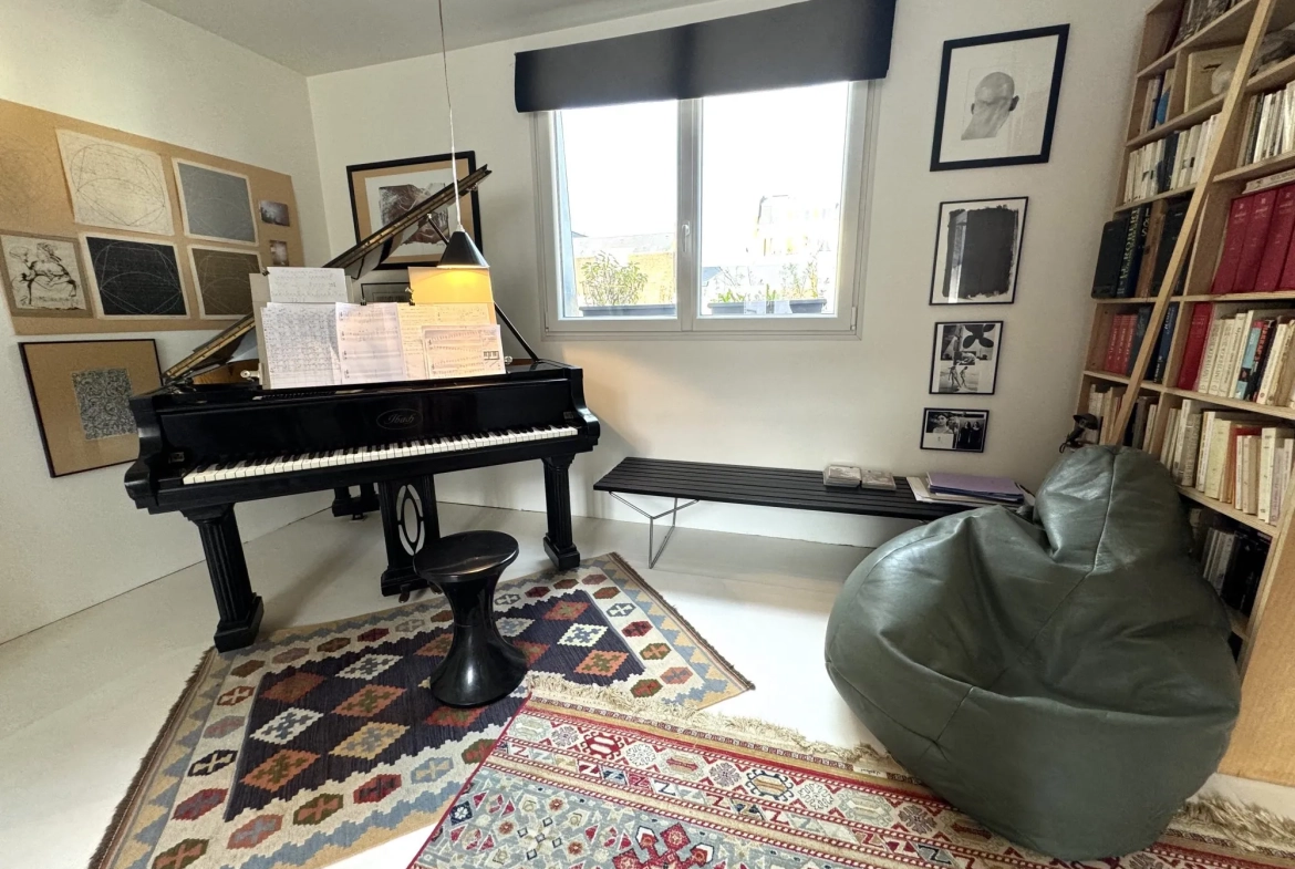 Appartement de 44 m² au Havre, dernier étage, avec séjour traversant est/ouest 