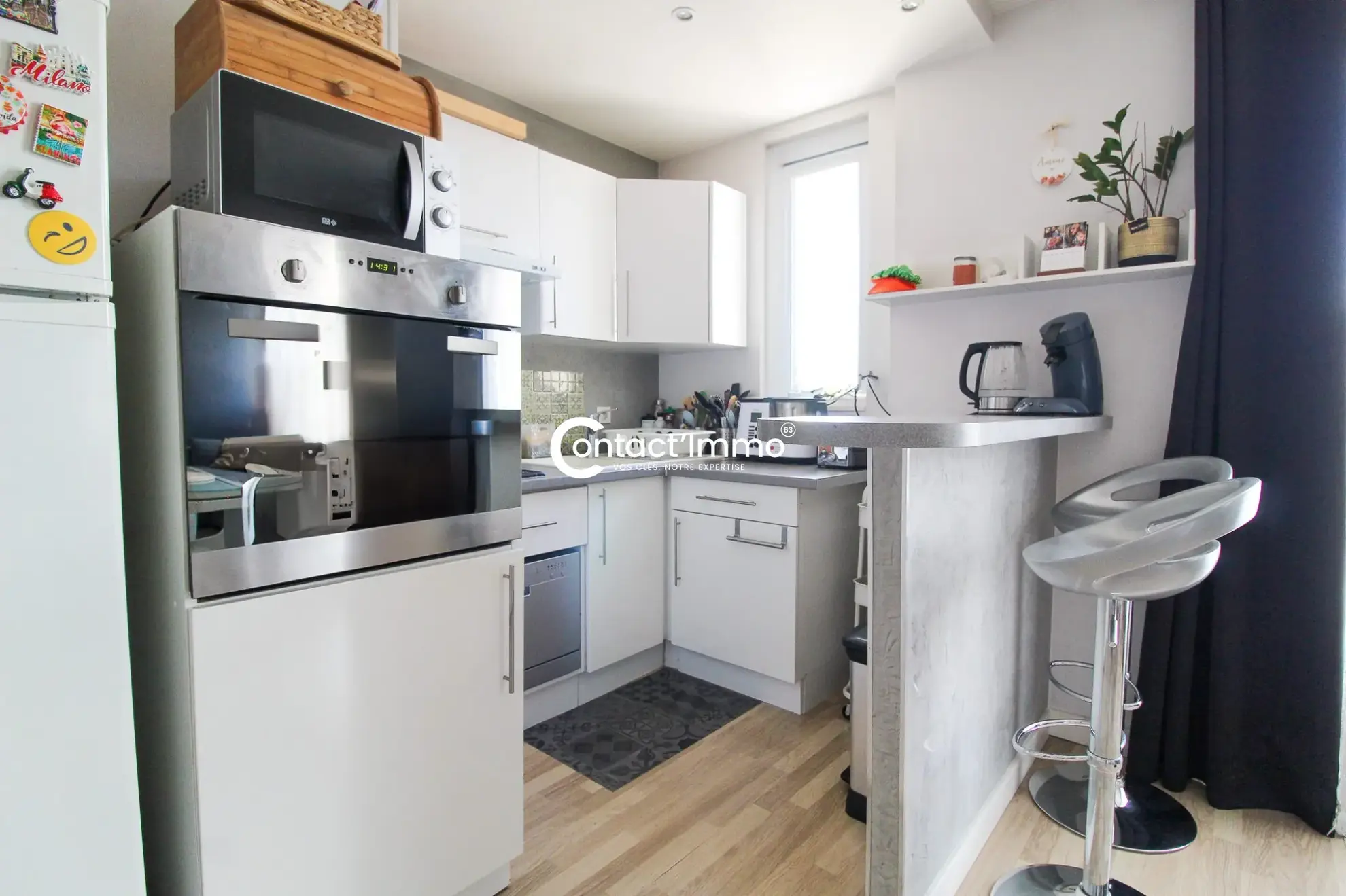 Appartement T3 avec balcon, garage à Riom - Opportunité à saisir 