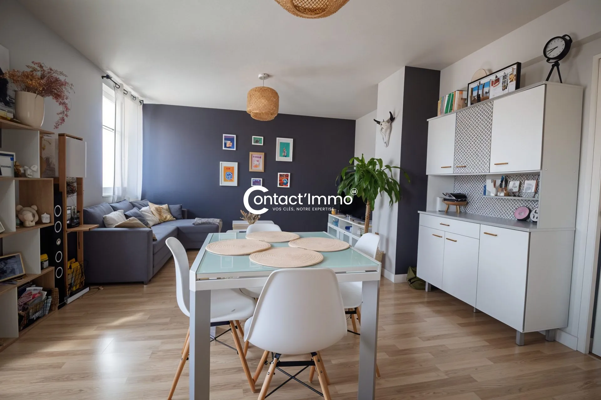 Appartement T3 avec balcon, garage à Riom - Opportunité à saisir 