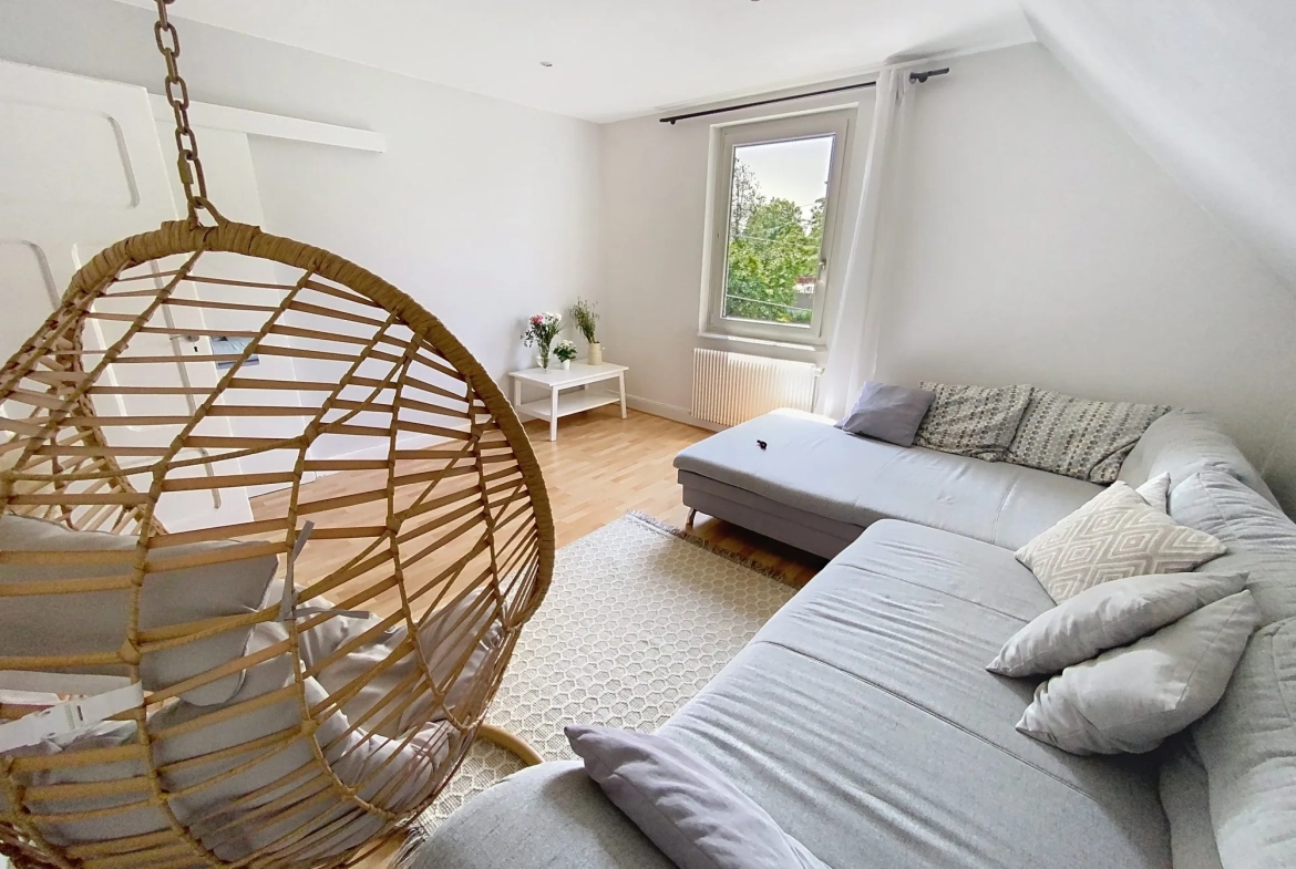 Appartement F3 à Plobsheim avec jardin, garage et grenier - 72,52 m² 