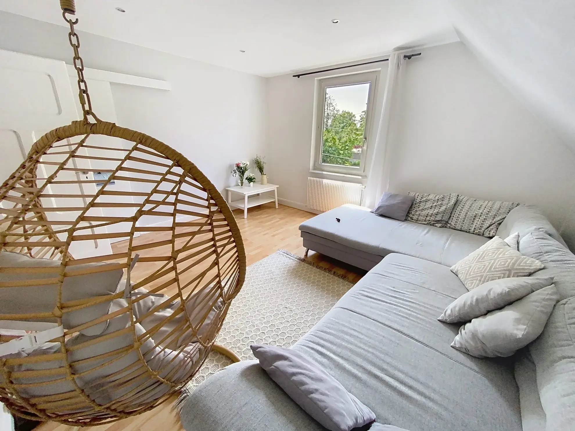 Appartement F3 à Plobsheim avec jardin, garage et grenier - 72,52 m² 