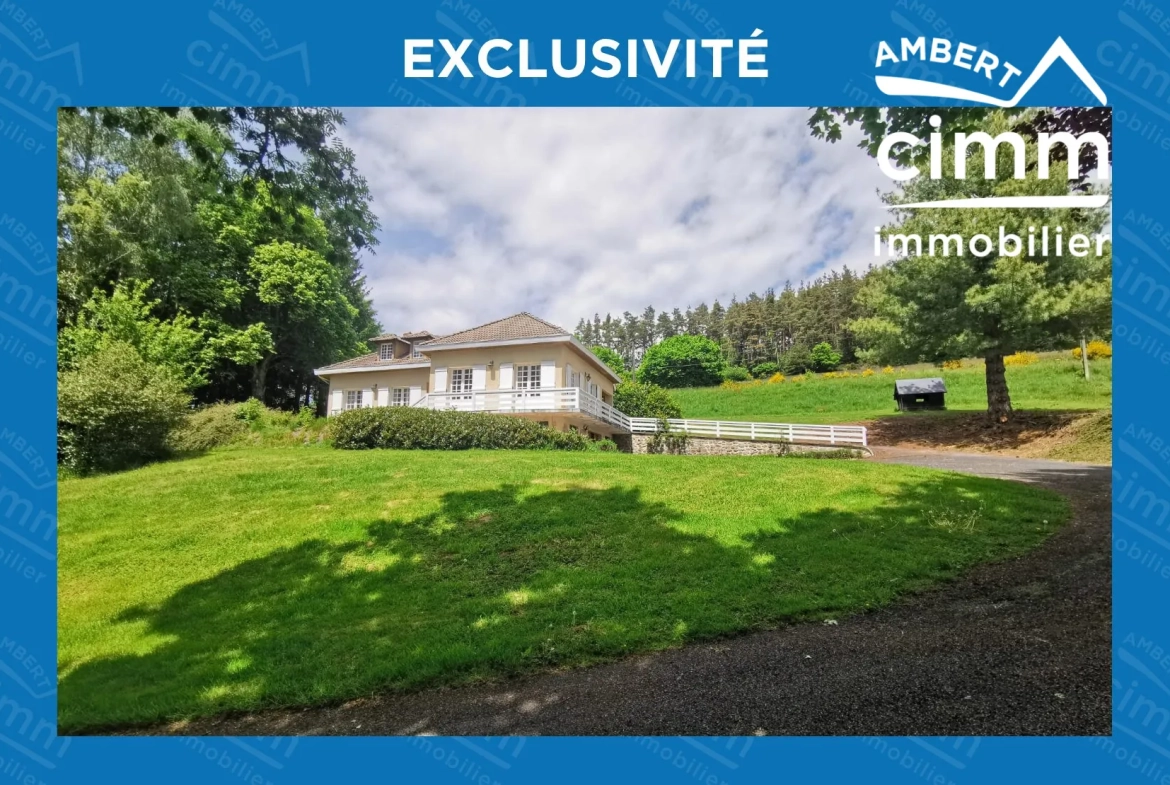 Maison à Viverols avec grand parc arboré à vendre - Projet de rénovation 