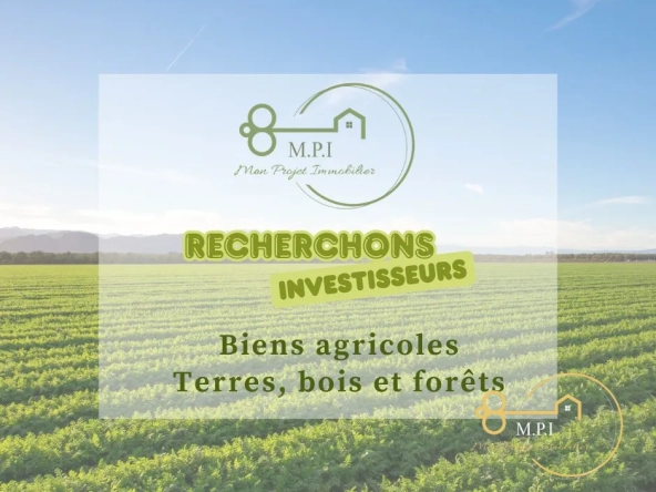 Terrain agricole à vendre à Yerville (76760) pour investissement et projet forestier ou agricole