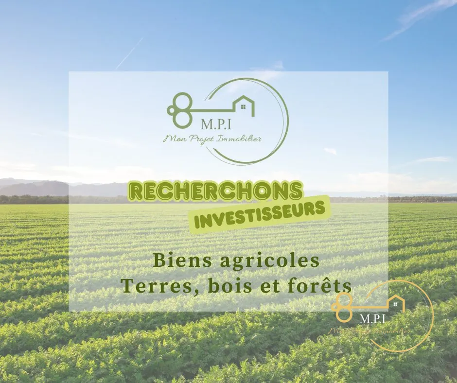 Terrain agricole à vendre à Yerville (76760) pour investissement et projet forestier ou agricole 