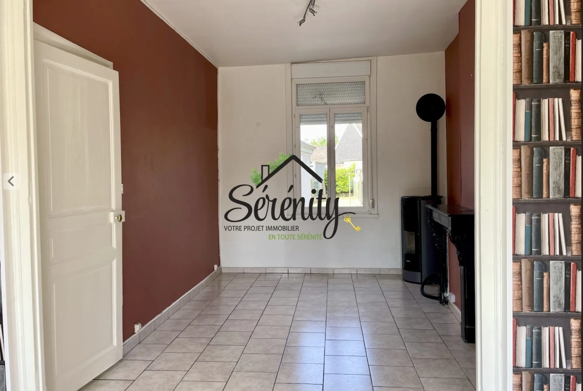 Maison mitoyenne à vendre à Hasnon – 85 m², proche toutes commodités 