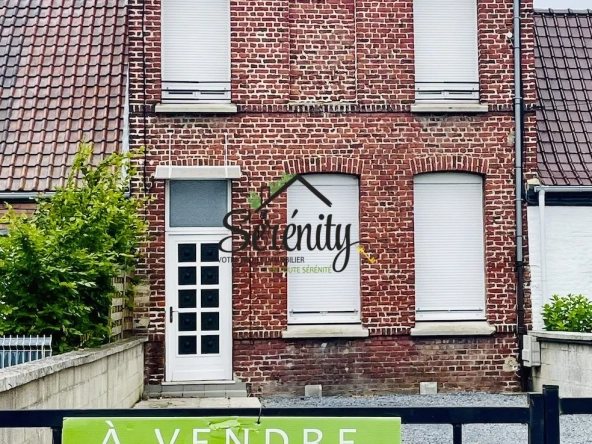 Maison mitoyenne à vendre à Hasnon – 85 m², proche toutes commodités