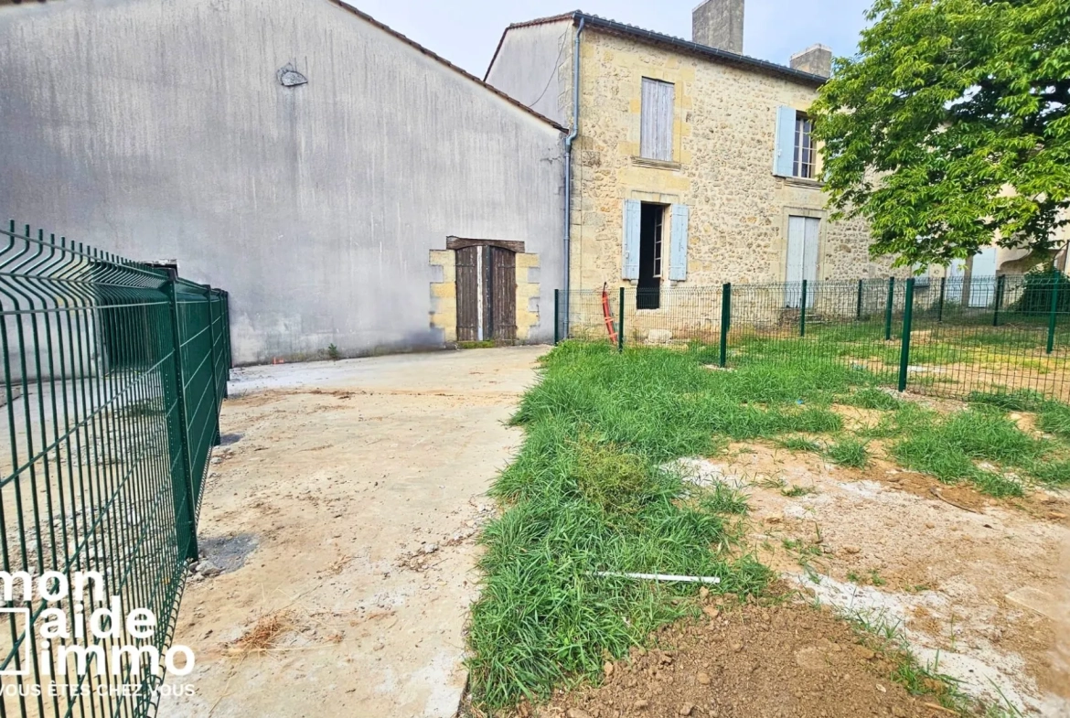 Maison à rénover de 80m² avec jardin et potentiel à Naujan et Postiac 