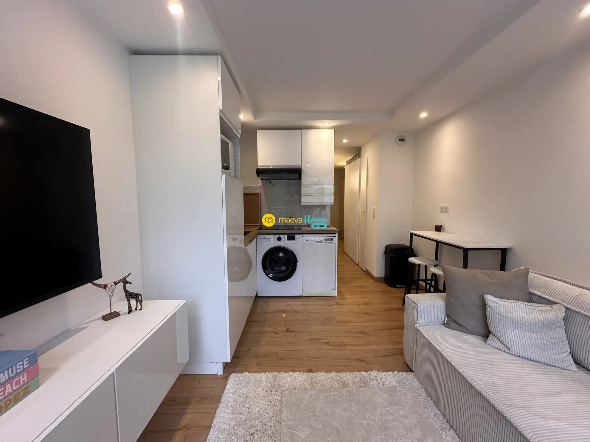 Appartement rénové de 28 m² avec piscine à Cannes Villa Francia 