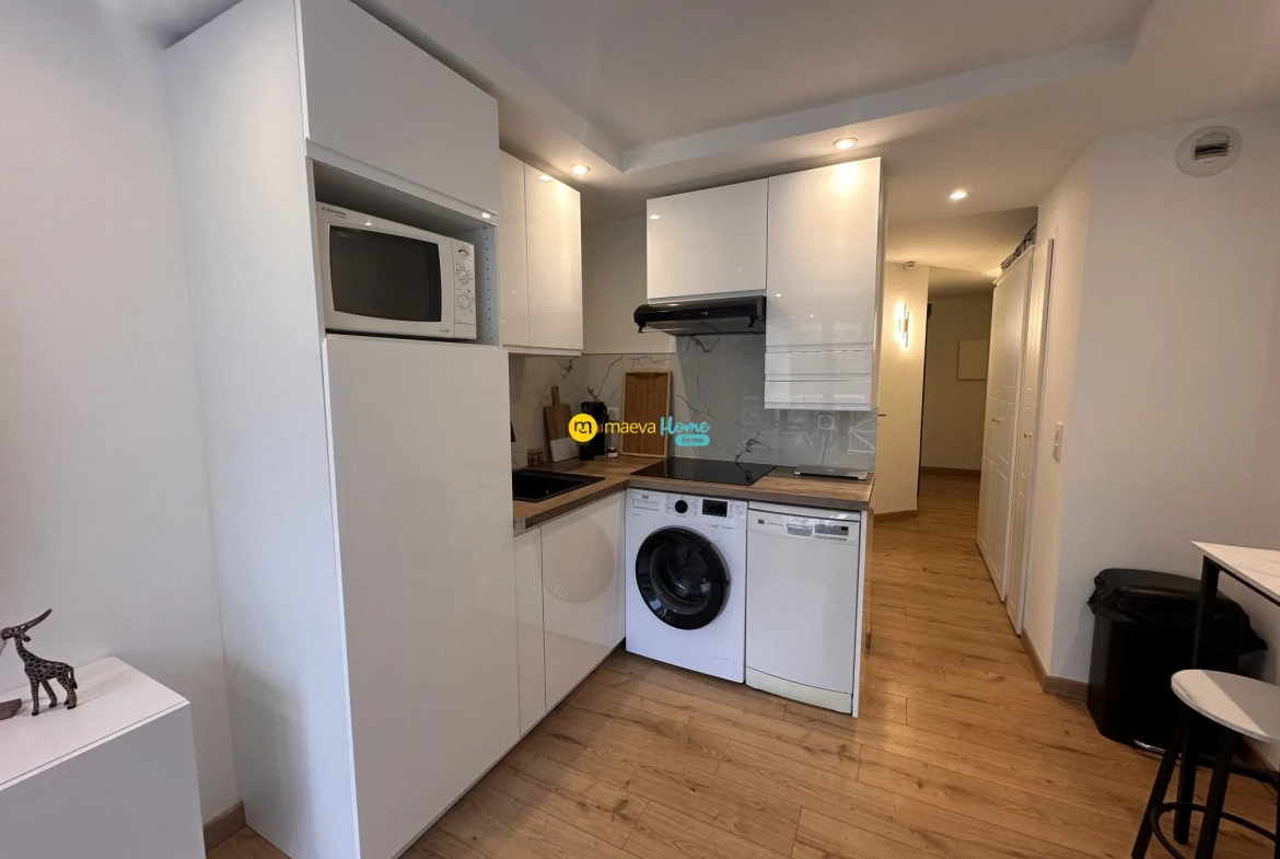 Appartement rénové de 28 m² avec piscine à Cannes Villa Francia 