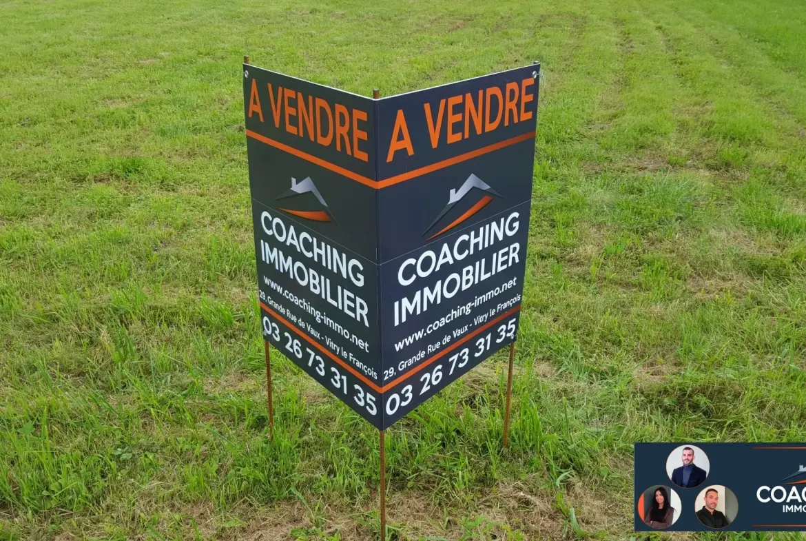 Terrain constructible à Arrigny près du Lac du Der - 1 498 m² 