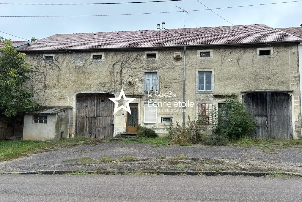 Ferme à rénover de 220 m² avec terrain à Ozières (52700) - Opportunité rare 