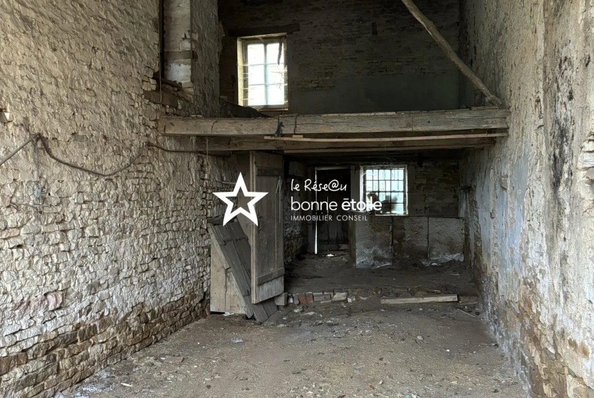 Ferme à rénover de 220 m² avec terrain à Ozières (52700) - Opportunité rare 