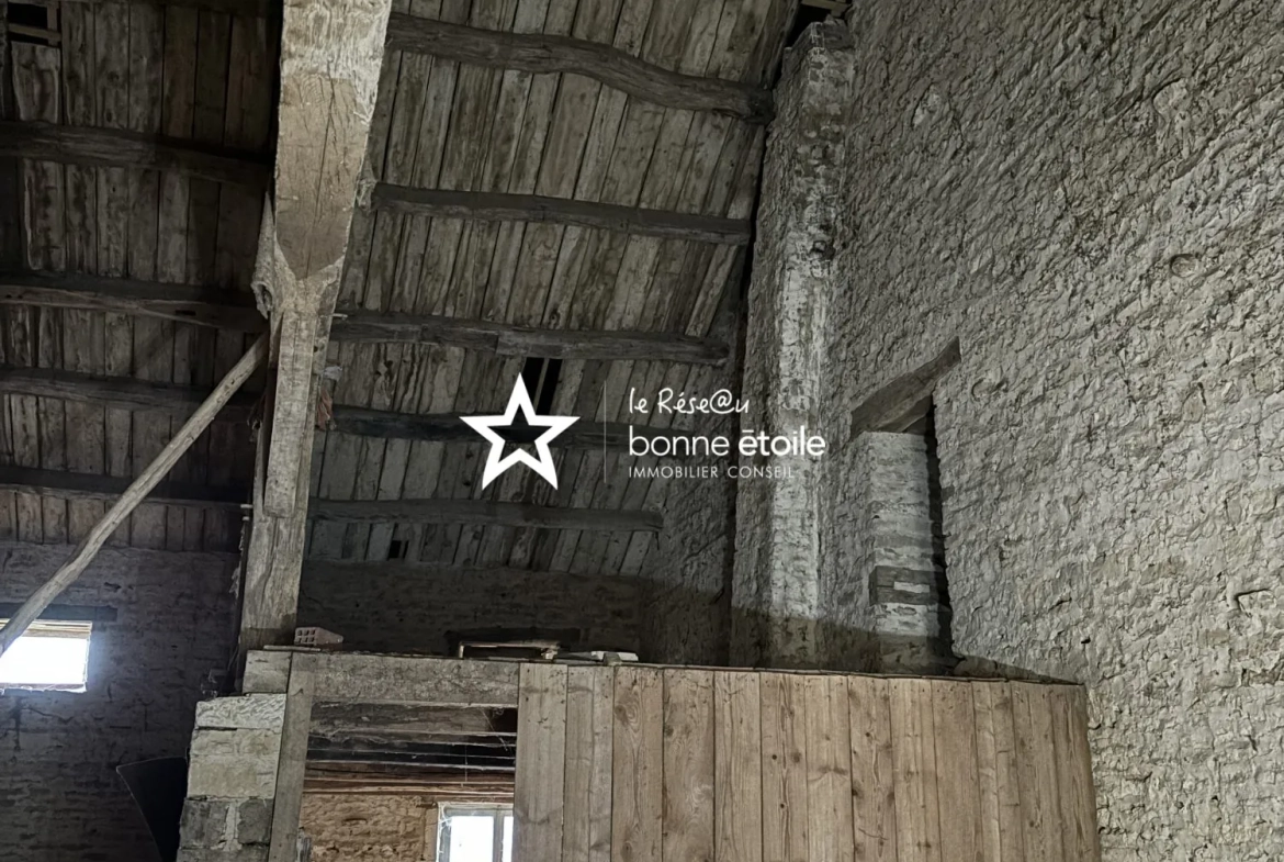 Ferme à rénover de 220 m² avec terrain à Ozières (52700) - Opportunité rare 
