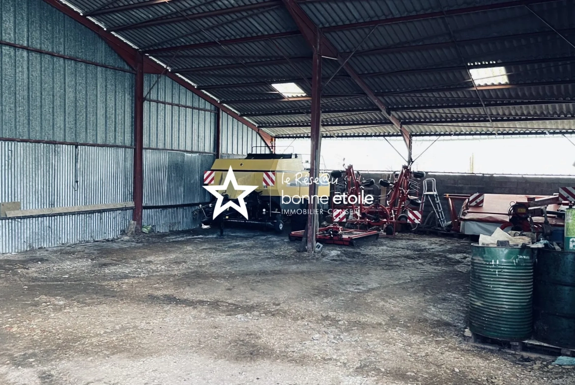 Ferme à rénover de 220 m² avec terrain à Ozières (52700) - Opportunité rare 